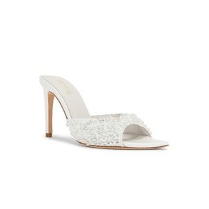 NWT REVOLVE RAYE Alcove Heel in White, size 8.5 - PERFECT BRIDAL HEELS